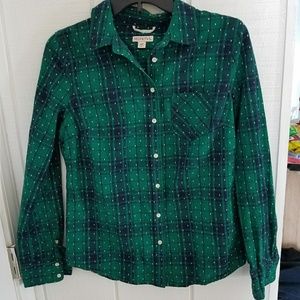 Green Merona Button Down